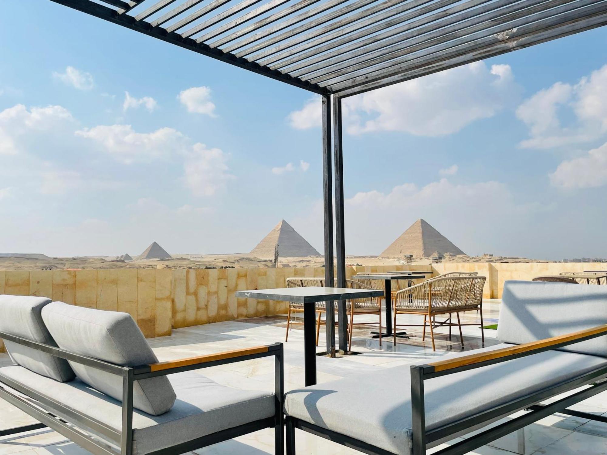 Golden Mask Pyramids Inn Kafrat al Jabal Exterior photo